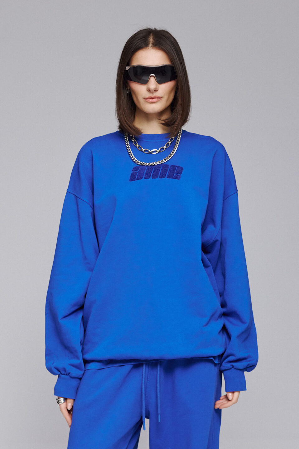 SWEATSHIRT RACING IN BLUE