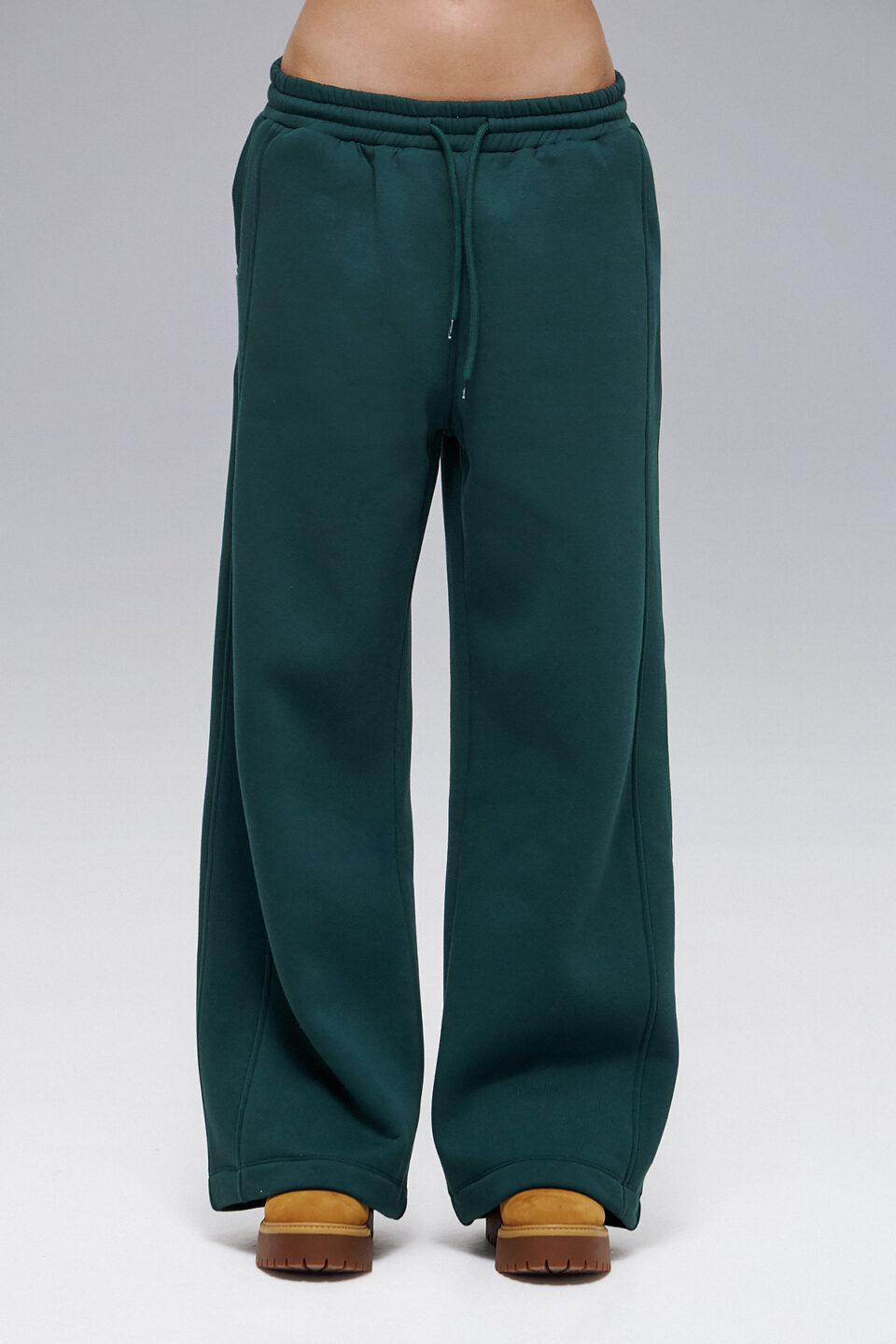 PANTS IN DARK TEAL GREEN