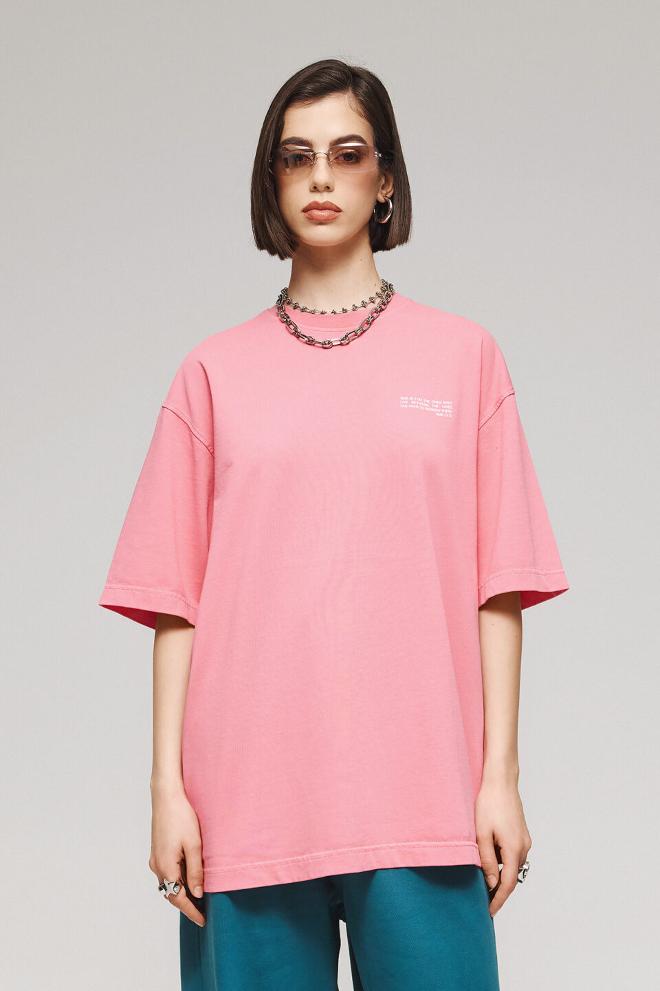 T-SHIRT REDRAW IN TEA ROSE