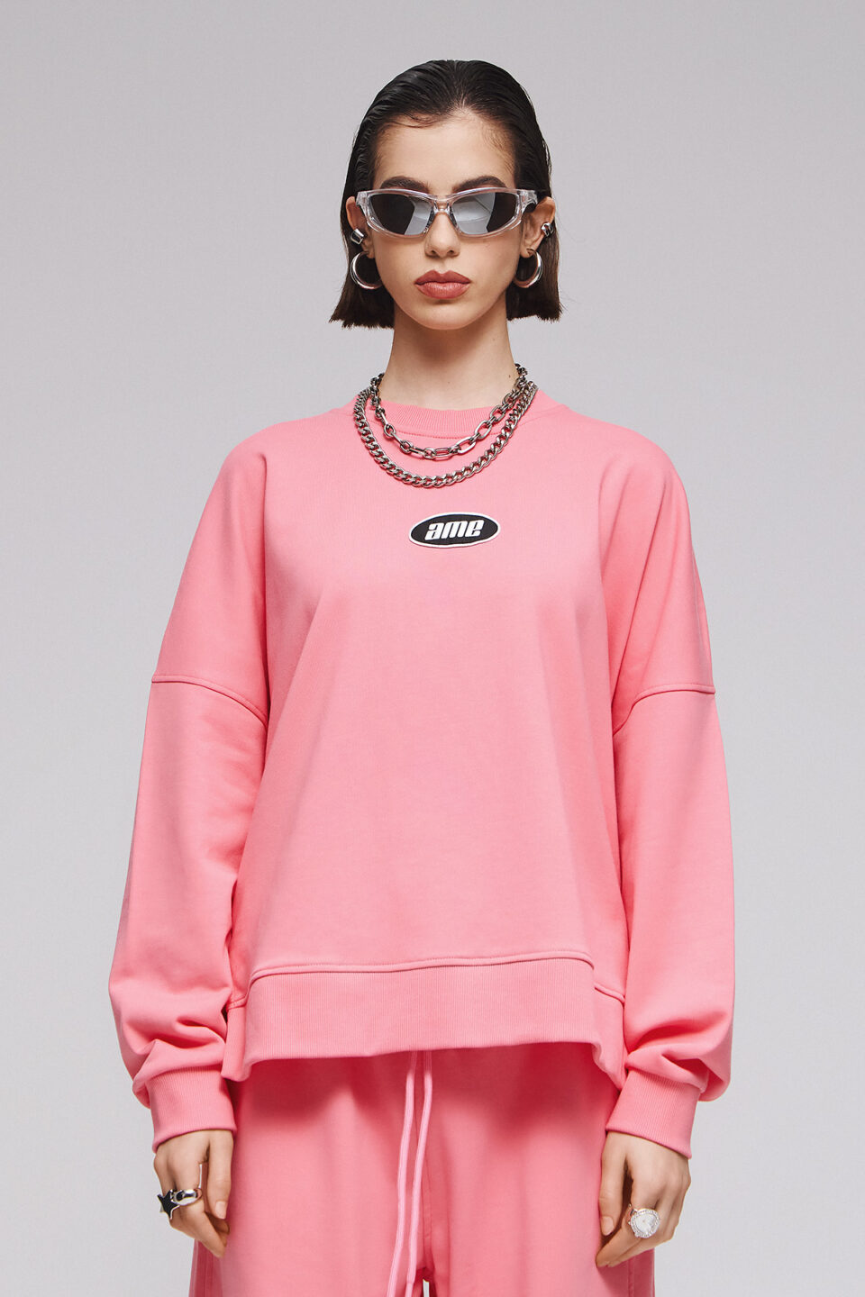 SWEATSHIRT IN TEA ROSE