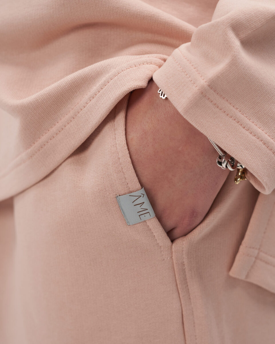 UNISEX PANTS IN WARM PINK