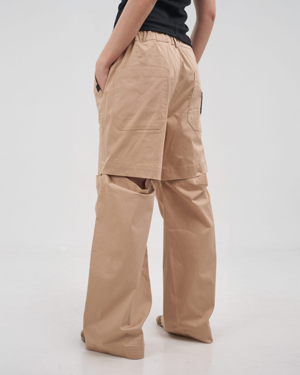 TWO IN ONE PANTS IN CAMEL