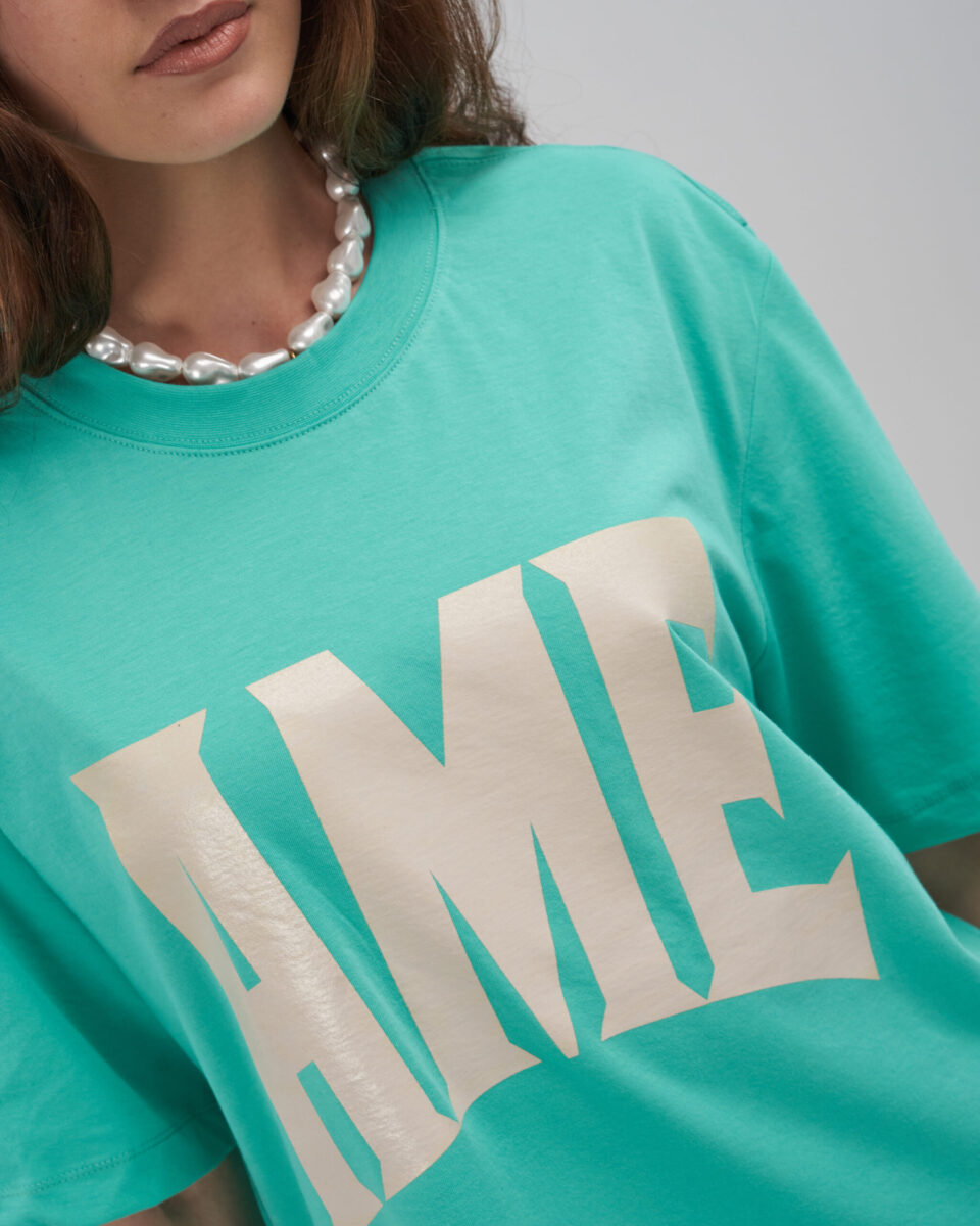 OVERSIZED T-SHIRT IN GREEN