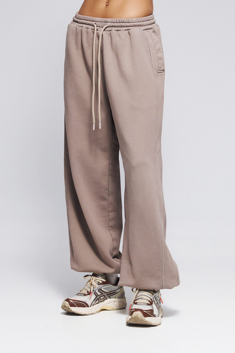 PANTS IN STONE WASHED ELEPHANT