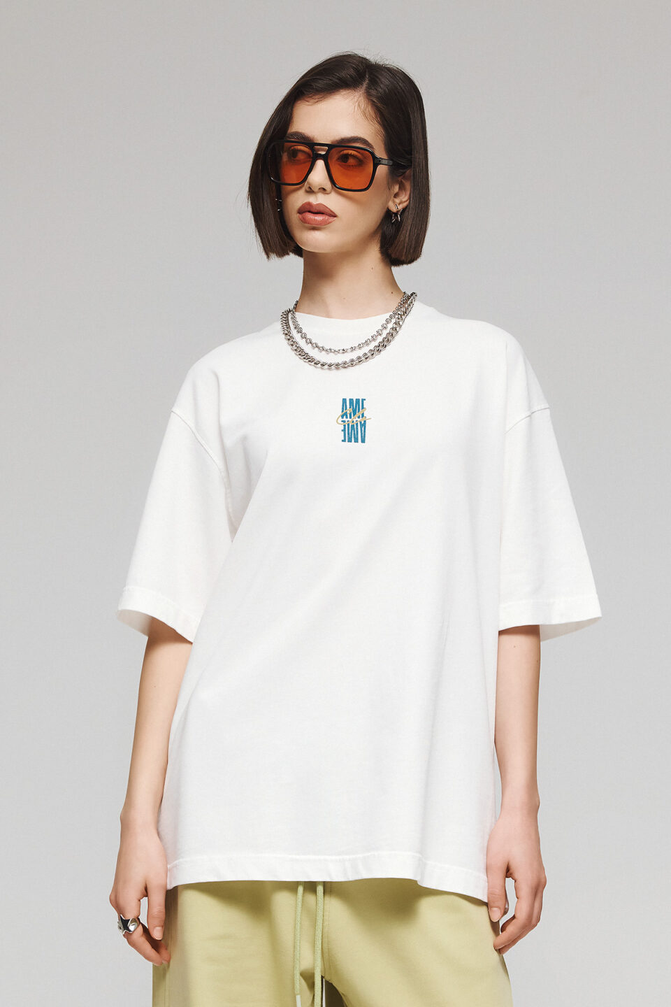 UNISEX T-SHIRT AME CLO IN WHITE