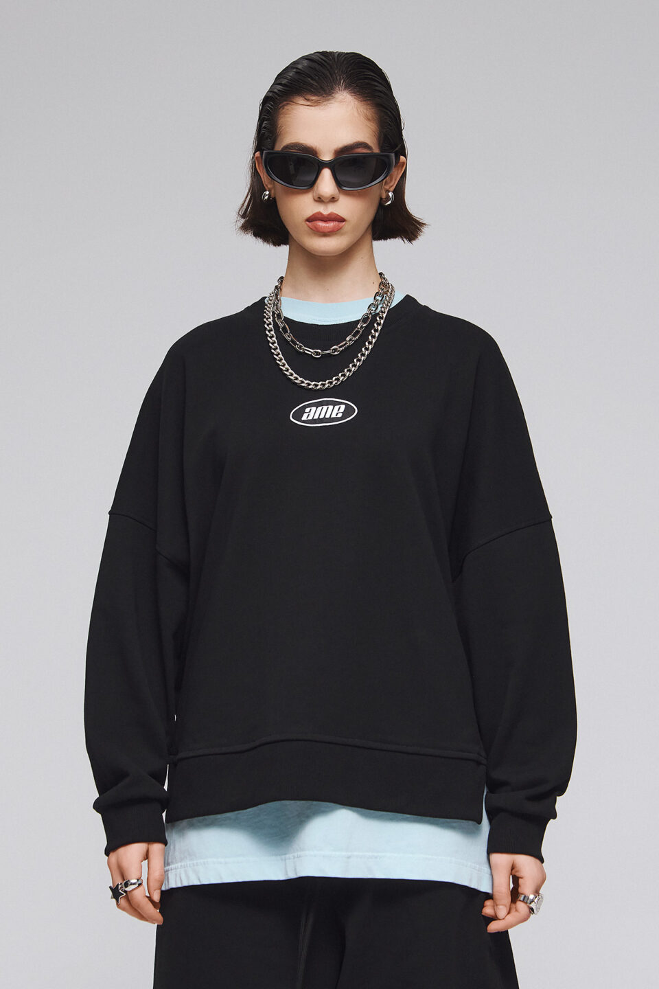 SWEATSHIRT IN BLACK