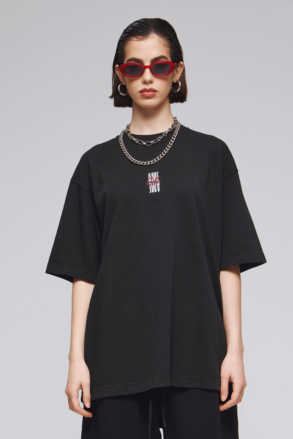 UNISEX T-SHIRT AME CLO IN BLACK